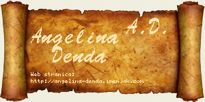 Angelina Denda vizit kartica